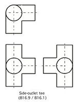 Straight Tee Fittings - 6