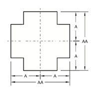 Straight/Reducing Cross Fittings